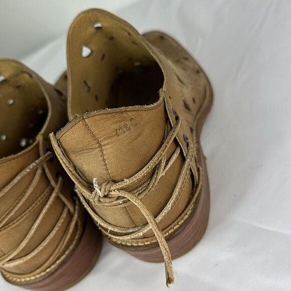 Musse & Cloud Coolise Laser Cut Leather Stud and Harness Detail Ankle Boots 7 - Picture 6 of 12